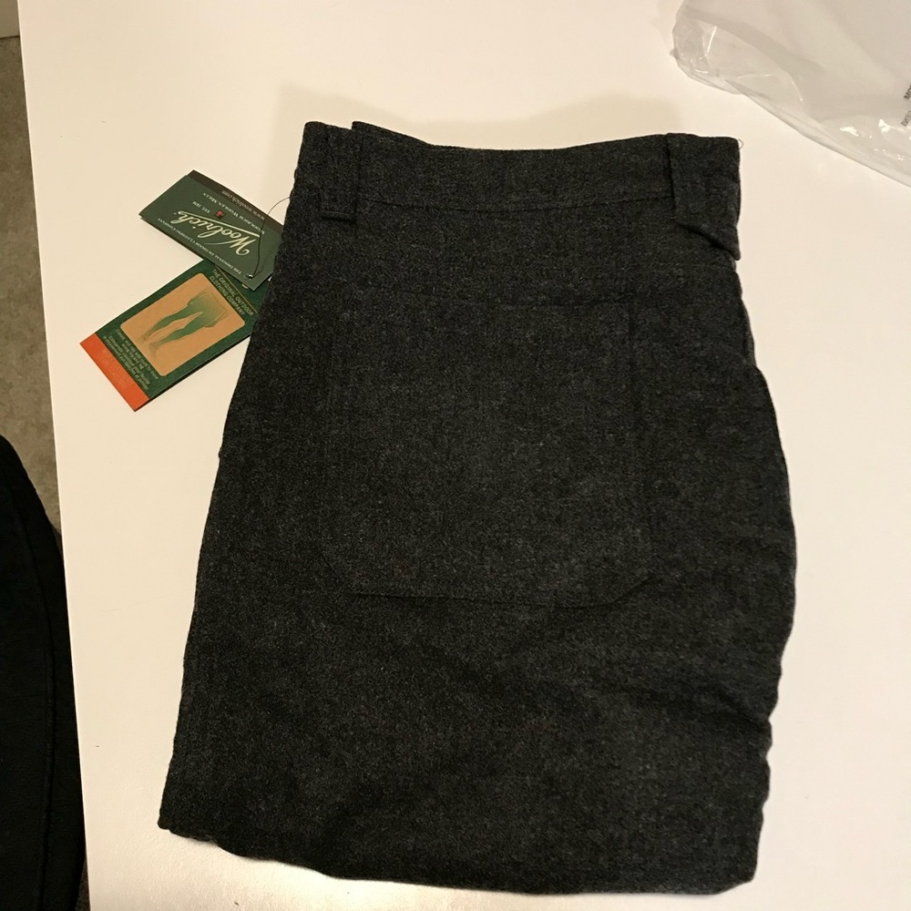 Men’s Woolrich Wool Blend Charcoal Pants - 38x32 - NWT